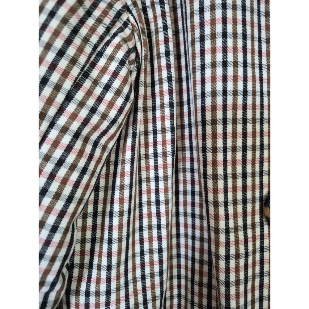 Madewell Quilted Plaid Insulated Blazer Jacket Shacket Black White Small - Picture 7 of 14
